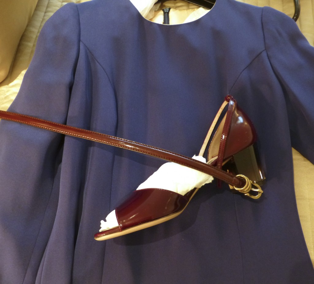 navy silk long sleeve dress