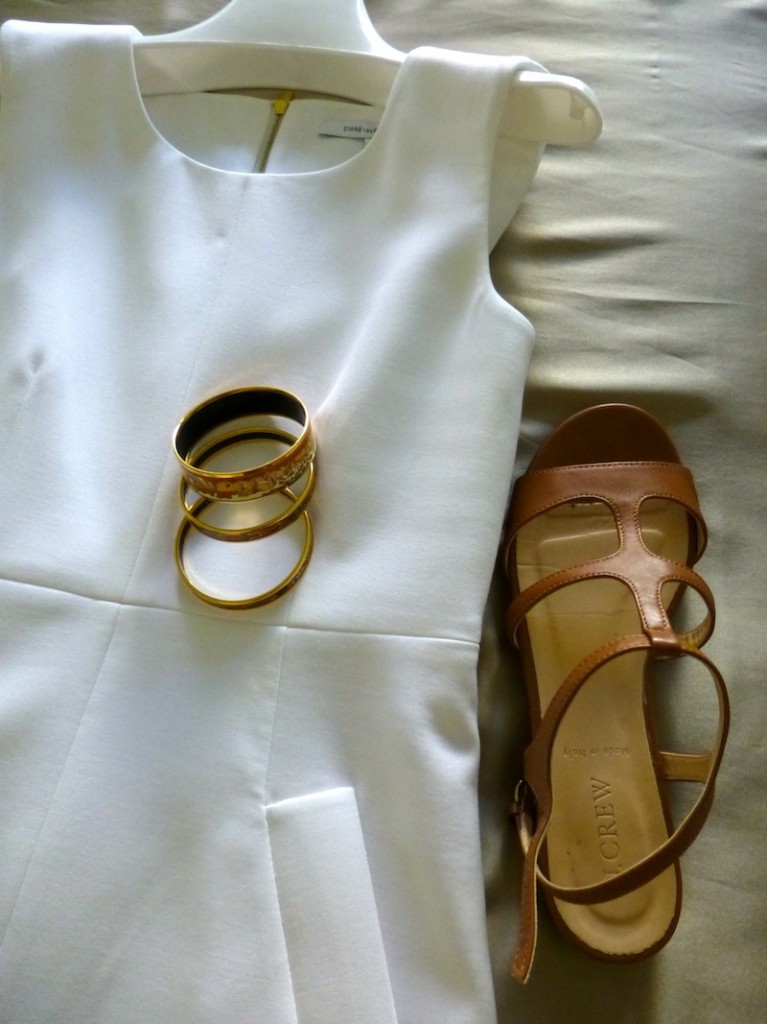 diane von furstenberg white dress