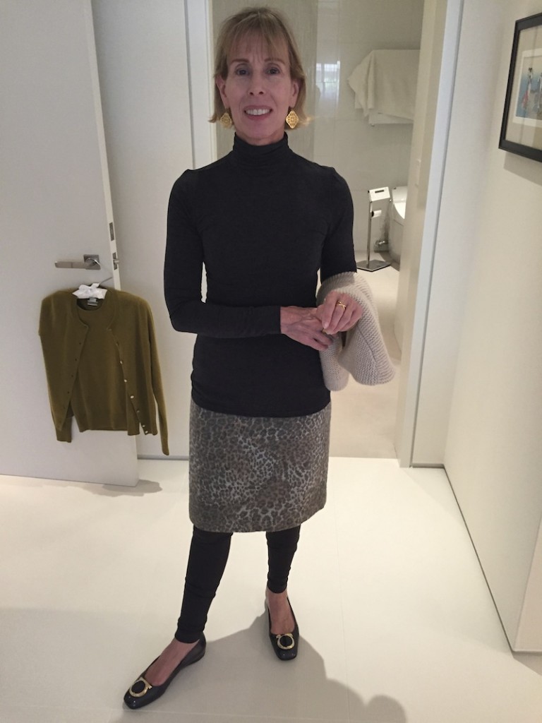 brown patent leather flats