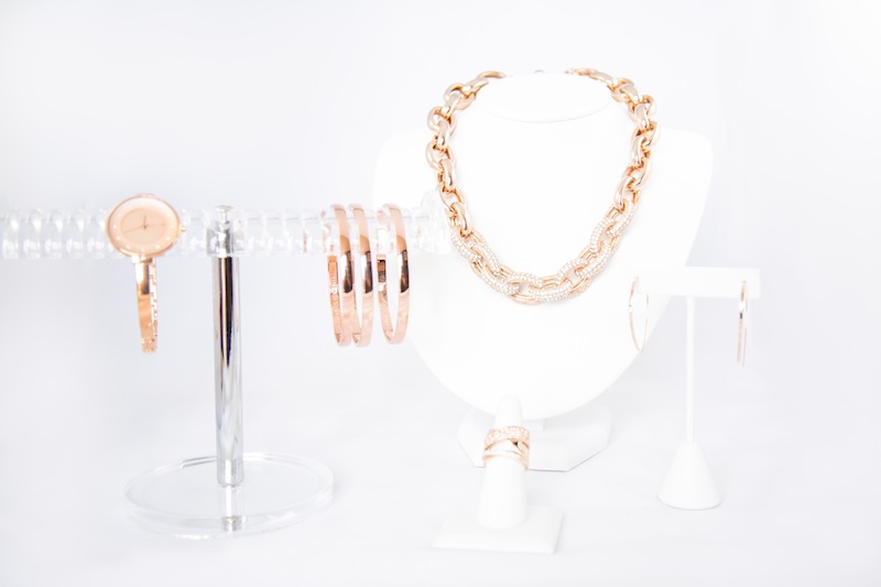 rose gold lana earrings