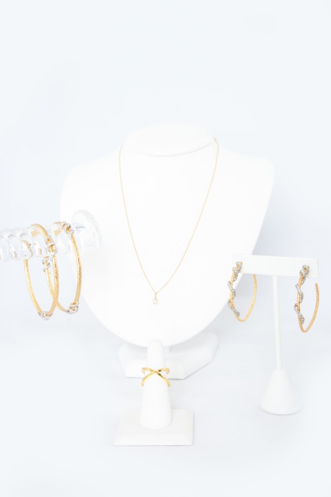 gold and silver mixed metal alexis bittar