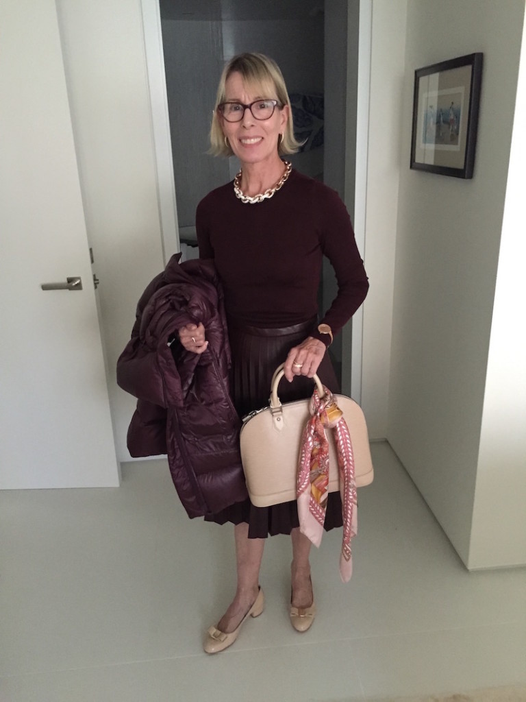 burgundy oxblood puffer coat uniqlo