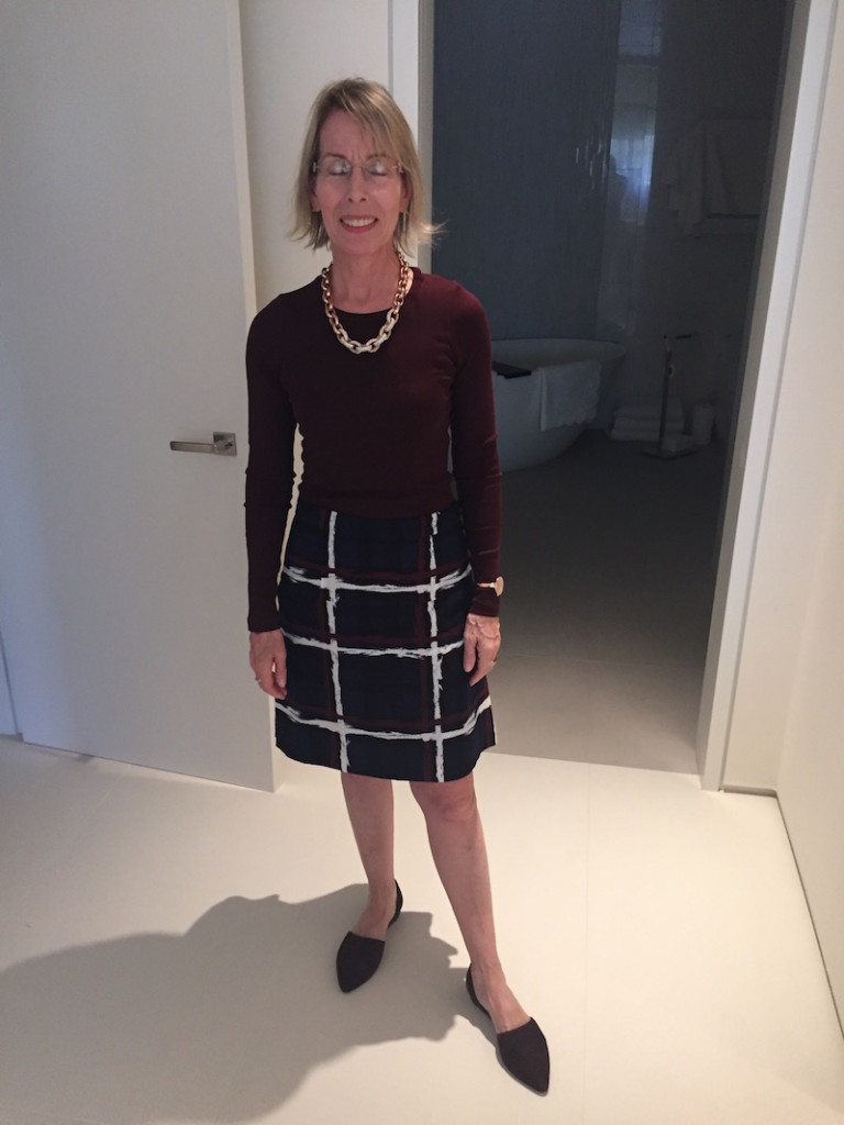 marc jacobs plaid skirt