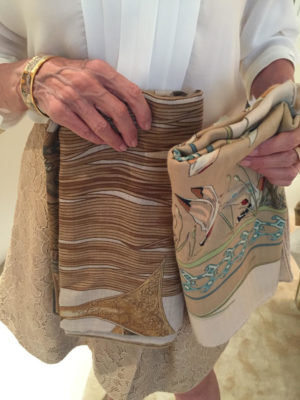 nude print scarf, beige print scarf, brown print scarf