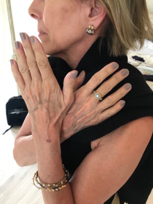 mixed metal stud earrings, mixed metal and crystal ring, mixed metal and crystal bracelet