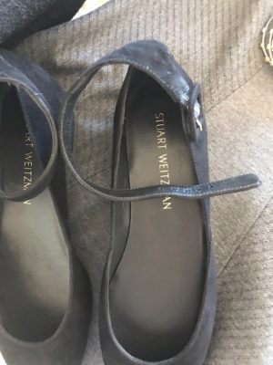 stuart weitzman black suede flats, stuart weitzman black suede buckle flats