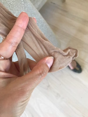 beige fish net tights, beige fish net hosiery, beige fish net stockings