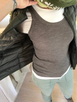 wolford brown tank top