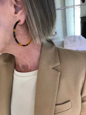 tortoise hoop earrings