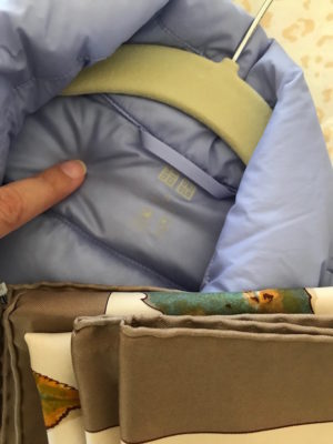 uniqlo perriwnikle blue puffer jacket, uniqlo perriwinkle blue zip up jacket