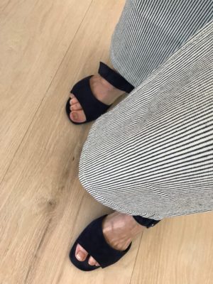 gabor navy blue suede heel sandals