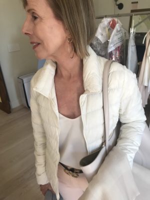 gold interlocked hoope arrings