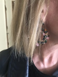 Multi color earrings
