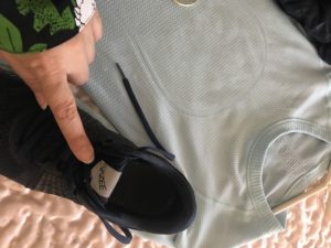 New Balance black sneakers