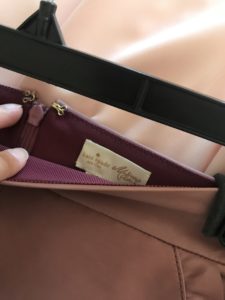 Kate Spade pink leather skirt