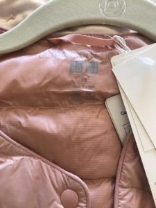 Uni Glo pink puffer jacket