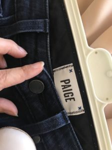 Paige dark blue jeans