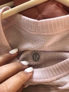 ? light pink long sleeve thermal shirt