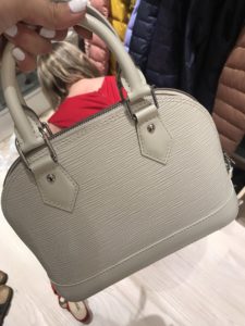 beige hand bag purse