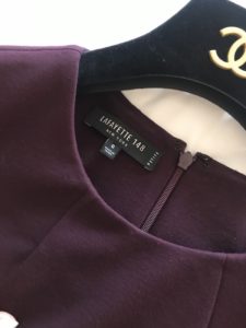 Lafayette 148 purple dress