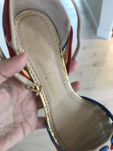 Charlotte Olympia multi color heels