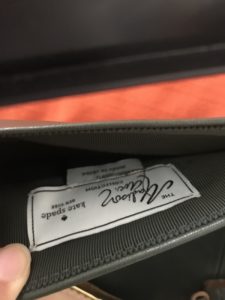 Kate Spade olive green leather skirt