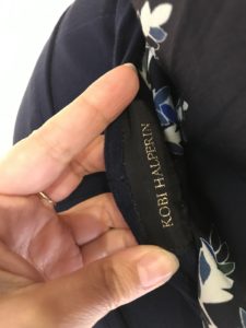 Kobi Halperin navy blue pants