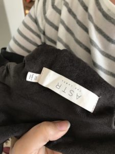 ASTR dark grey suede jacket