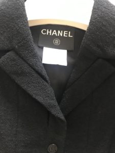 Chanel black coat