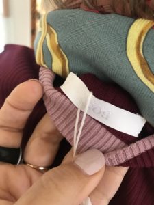 Boss burgundy and pink long sleeve shirt