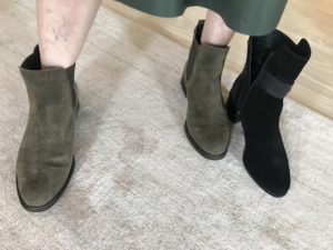 olive green suede boots