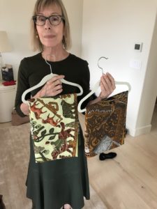 multi color scarf, animal scarf