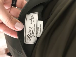Kate Spade olive green skirt