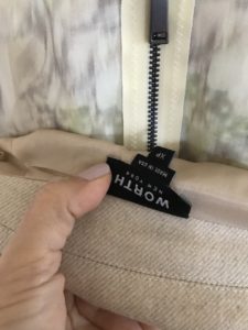 Worth cream beige coat