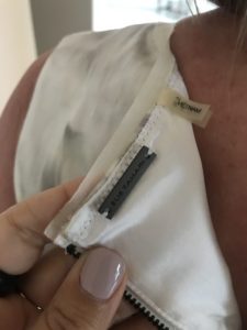 Elie Tahari cream floral dress